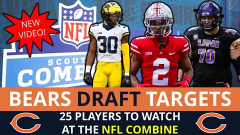 Chicago Bears Draft Targets: Top 25 NFL Draft Prospects To WATCH At 2022 NFL Combine Ft. Chris Olave
