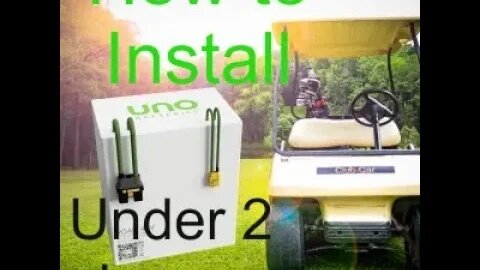 UNO 48V 90Ah Lithium Ion Golf Cart Battery Installation