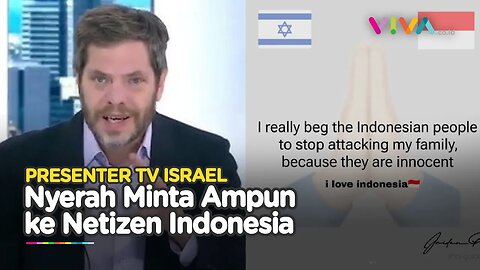 Ciut Diserang Warganet +62 Usai Bilang Teroris, Presenter TV Israel Minta Maaf