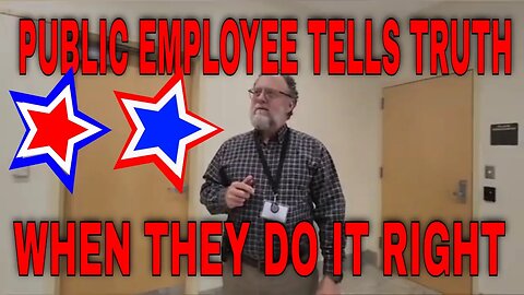 Public Employee Caught On Camera Telling The Truth About Filming!