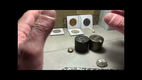 1800’s Die-Cast - Poured Silver Nugget - SD Bullion Liberty Half Dollar Roll Hunt Later Tonight