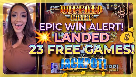 🔥 Epic Win Alert: Buffalo Chief's 23 Free Games = Jackpot Bonanza! 💰