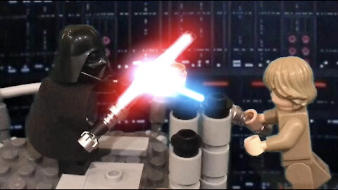 Luke Skywalker V Darth Vader on Bespin/ LEGO stop motion!!