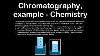 Chromatography, example - Chemistry