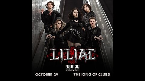 Liliac Live Concert Announcement & Monarchs to Oblivion at The King of Clubs. Columbus, OH 10-29