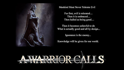A Warrior Calls Live Stream September 3rd 2020