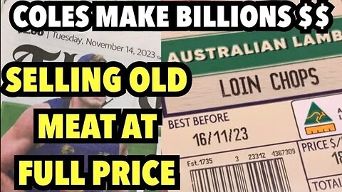 Big Supermarkets Make Billions in Profits and sell meat with 2 days Shelf Life