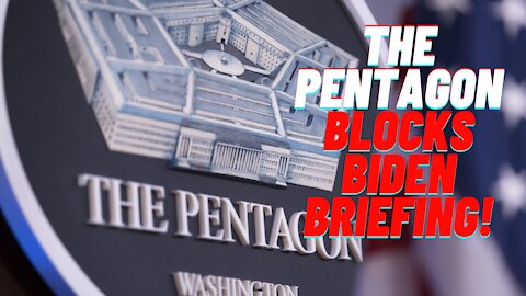 PENTAGON BLOCKS BIDEN BRIEFING!! Dr. Steve Turely - Chris Miller