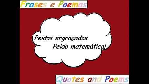 Peidos engraçados: Peido matemática! [Frases e Poemas]