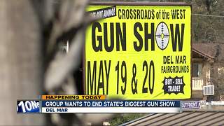 Group wants to end California's biggest gun show at Del Mar