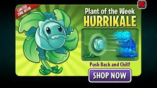 Plants vs Zombies 2 - Epic Quest - Seedium Plant Showcase - Hurrikale - April 2022