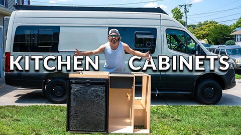 Making Our Van's Kitchen Cabinets Light Weight!