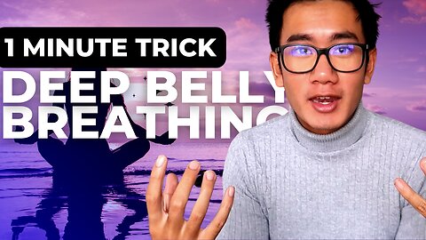 1-Minute Trick to Give You Instant Energy Boost (Deep Belly Breathing)