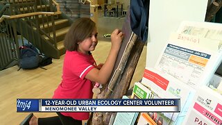 12-year-old turns passion for nature into volunteer role at Urban Ecology Center
