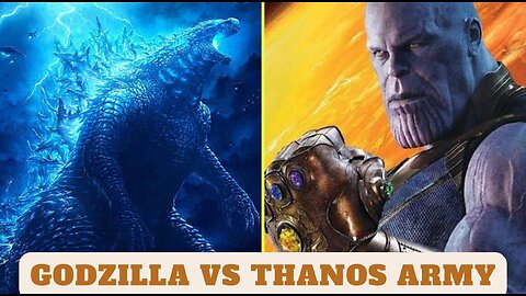 Godzilla vs Thanos Army: Who Would Win? #GodzillaVsThanos #Godzilla #Thanos
