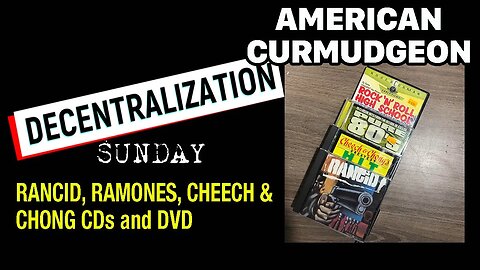 DECENTRALIZATION SUNDAY : Rancid, Ramones, Cheech & Chong CDs and DVD!