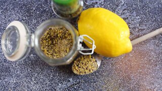 How to make lemon pepper seasoning