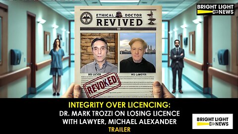 [TRAILER] Integrity Over Licencing: Dr. Mark Trozzi on Losing Licence with Michael Alexander