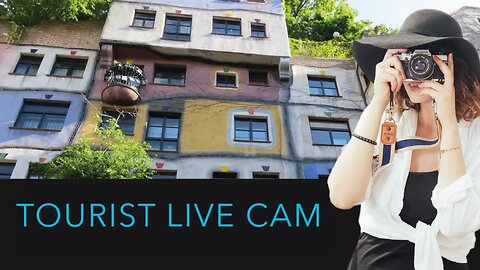 TOURISTS LIVE IN VIENNA April 30th 2023 @ 1OO 🌊🏡 #asmr #vienna #tourism #live #austria #webcam