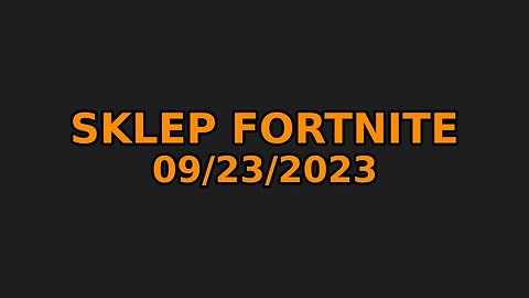 Sklep Fortnite #8 09/23/2023