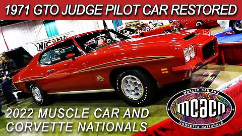 1971 Pontiac GTO Judge 455 4-Speed Pilot Car Restored at MCACN Muscle Car Of The Week