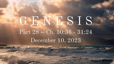 Genesis, Part 28