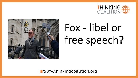Free speech or libel
