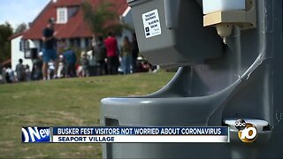 Busker Fest goers not too concerned about Coronavirus