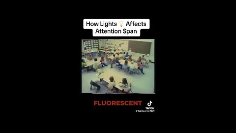 See how light affects the attention span…
