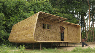 Building Craft Bamboo Villa With Private Underground Living Room