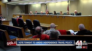 Independence council to vote on travel policy