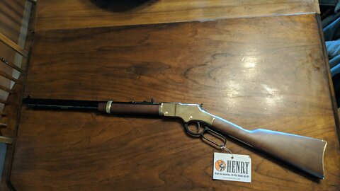 New Henry lever action 22 cal