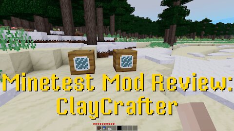 Minetest Mod Review: ClayCrafter