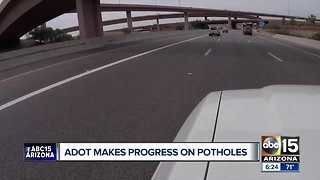 ADOT making progress on freeway potholes