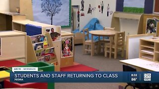 Students and staff return to class in Peoria