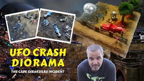 UFO Crash Diorama Photos