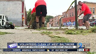 Environmental and sanitation groups work together to clean up West Baltimore