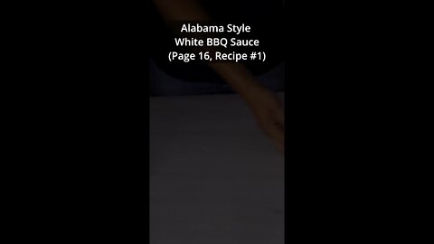 Alabama Style White Barbecue Sauce