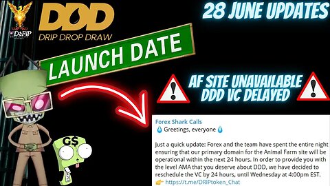 Drip Network latest DDD updates 28 June 23 Af Site is down