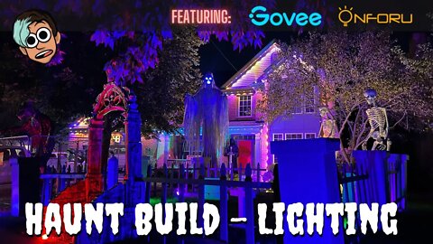 👻 2022 Haunt Build - Lighting up the house and yard! 🎃