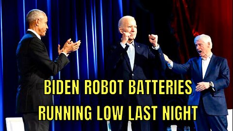 Robot BIDEN appears at Joe’s Expensive Fundraiser Last night 🤖