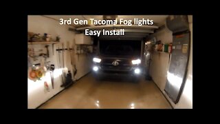 3rd Gen Toyota Tacoma SR Fog Light Install