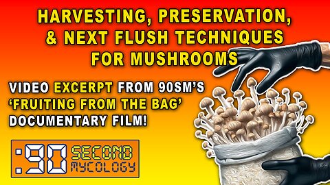 Basic Cubensis Mushroom Harvesting, Preservation, & Next Flush Techniques \\ EXCERPT!
