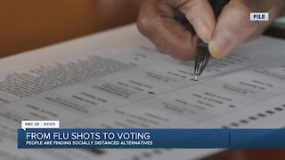 From flu shots to voting, it can be done in a socially distanced way