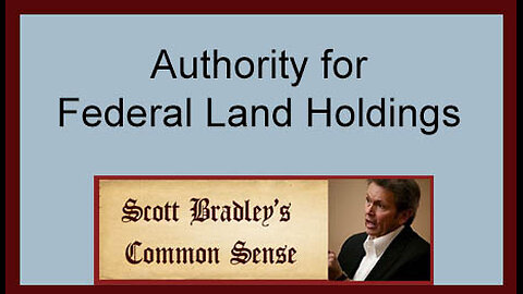 Authority for Federal Land Holdings