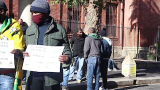 South Africa - Cape Town - Polile Toilet Protest (videos) (A83)