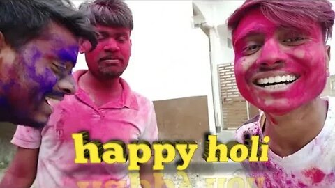 Holi Hai!🔥| हमार होली 🤩 | holi celebrate 🔥| happy holi | RK Ballia Vlog | Ft.Rohit | 2023