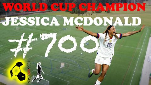 World Cup Champion Jessica McDonald talks soccer on E700