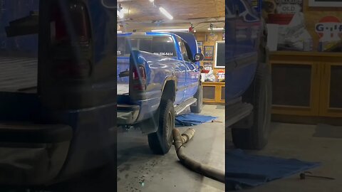 Cummins 12v Exhaust Note/Before And After MBRP 💨 #cummins #dodge #truck