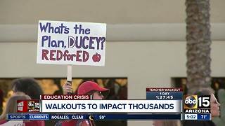 TOMORROW: Teacher walkouts in Arizona